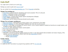 Tablet Screenshot of code.aaronbentley.com